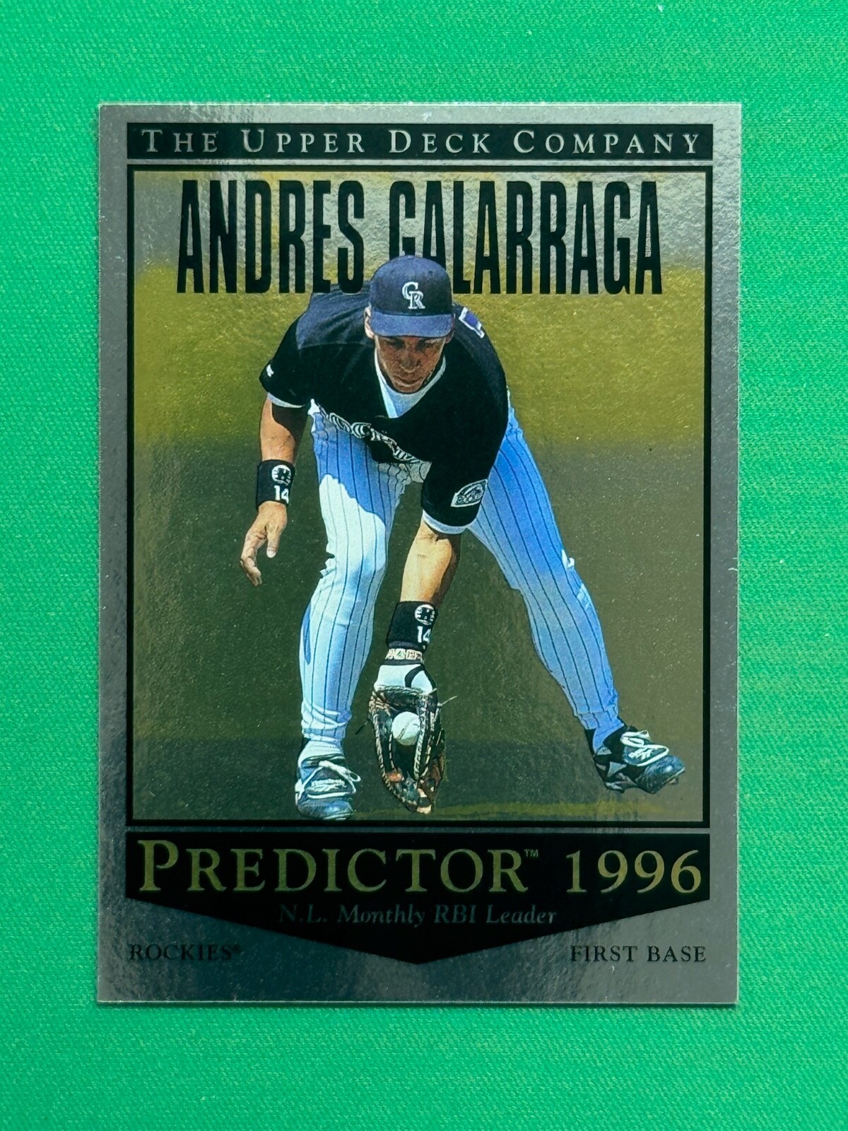 Andres Galarraga #R45 1996 Upper Deck Baseball Predictors: Retail
