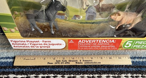 ✅New Playtive Junior Realistic Farm Animal Figures 5pc Cow Donkey Goat Duck Pig - Picture 13 of 14