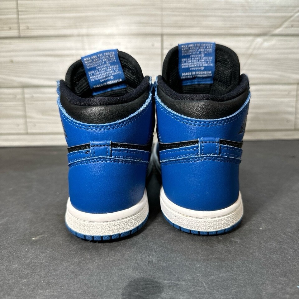 Nike Air Jordan 1 High OG Dark Marina Blue Black TD Little Boy Baby
