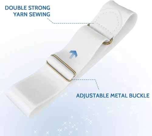 Verstellbares elastisches Armband Hemd Strumpfband Ärmel Halterlos Halter Manschette Clip Band heiß - Bild 3 von 10
