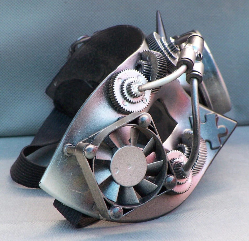 Steampunk Masqarae Industrial Eye Mask - Image 4 of 4