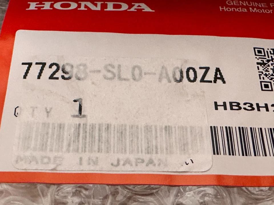Honda Acura Genuine NSX NA1 Manual Gear Panel Tray Black 77298-SL0-A00ZA OEM JDM - Imagem 2 de 4