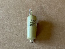 NOS Vintage Mullard .15 uf 400v Mustard Capacitor Guaranteed Qty