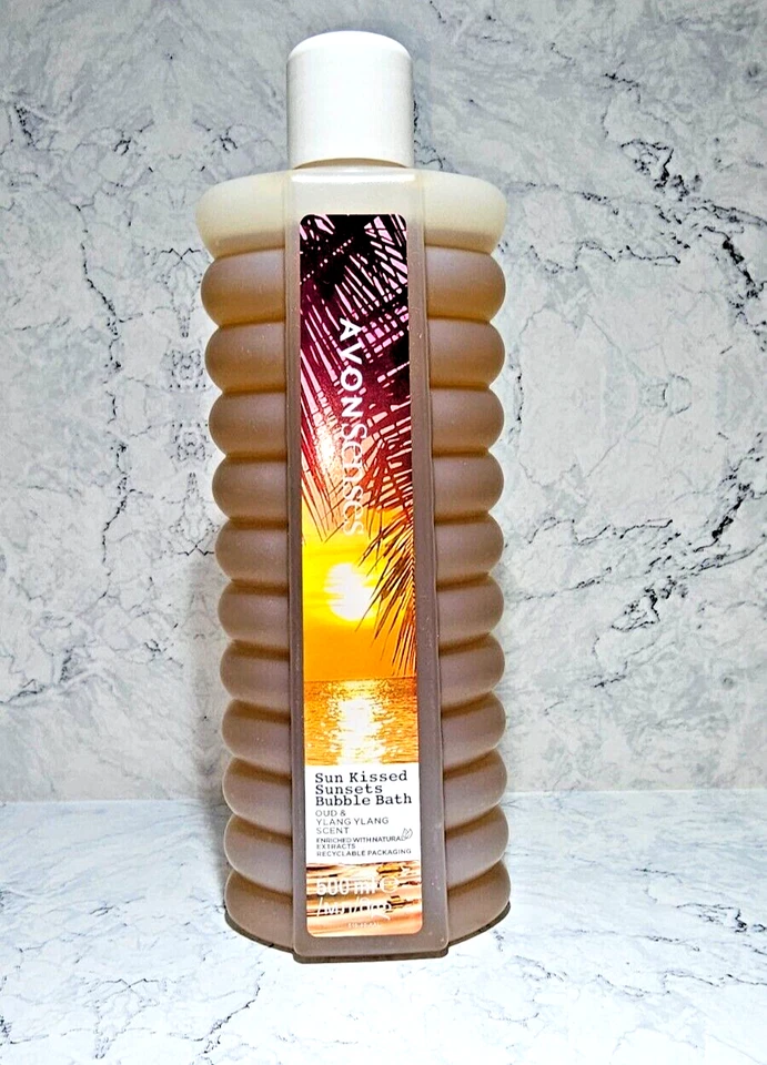 ALESSANDRO Avon Senses Schaumbad SUN KISSED SUNSETS Mandarine Ylang Ylang Oud Wellness Pur