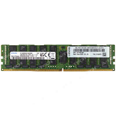IBM-Lenovo 64GB DDR4-2666 PC4-21300 LRDIMM 7X77A01305 01DE975 Server ...