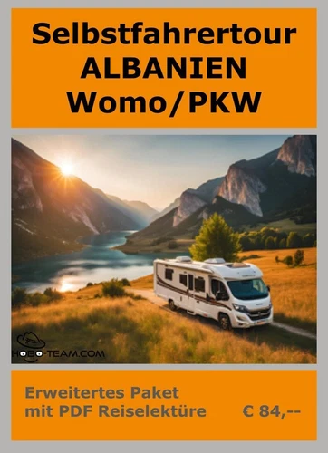 ALBANIEN - Wohnmobil-Selbstfahrertour - Tag für Tag Beschreibung + digi. Lektüre