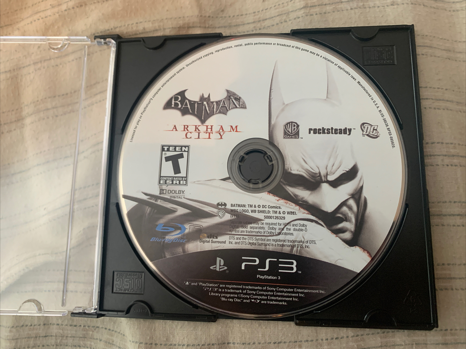Batman Arkham City, 2011, PS3, Playstation 3 Disc Only Tested & Works
