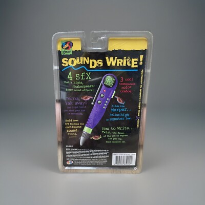 Yak Write SFX Vintage 1996 Voice Recording Sound FX Device Yes Bak