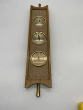 Airguide Instruments Vintage Thermometer, Barometer & Humidity Gauge Wall Hanger