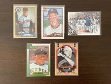 Sparky Anderson Manager Baseball Card Lot - 5 Cards