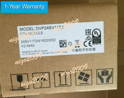 DVP24SV11T2 Delta SV2 Series Functional PLC DI10 AI2 DO12 Transistor(NPN) 24VDC