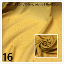 Sheer Chiffon Strass Stoff Glitzer für Kostüm Nähen DIY Zubehör Hintergrund