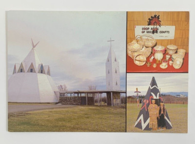 Coop Ass. Artisanat Indien Handicraft Eglise Maria Cte Bonaventure Postcard