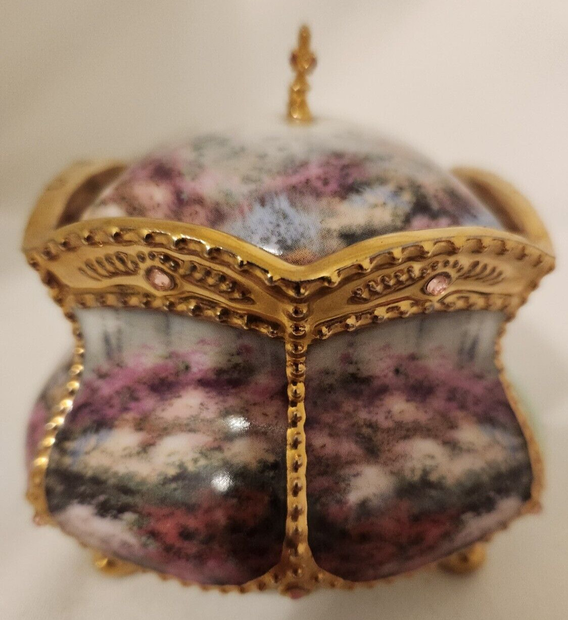 Elliot Heavenly Memories Kinkade Memorial Tribute Music Box Plays Memories READ