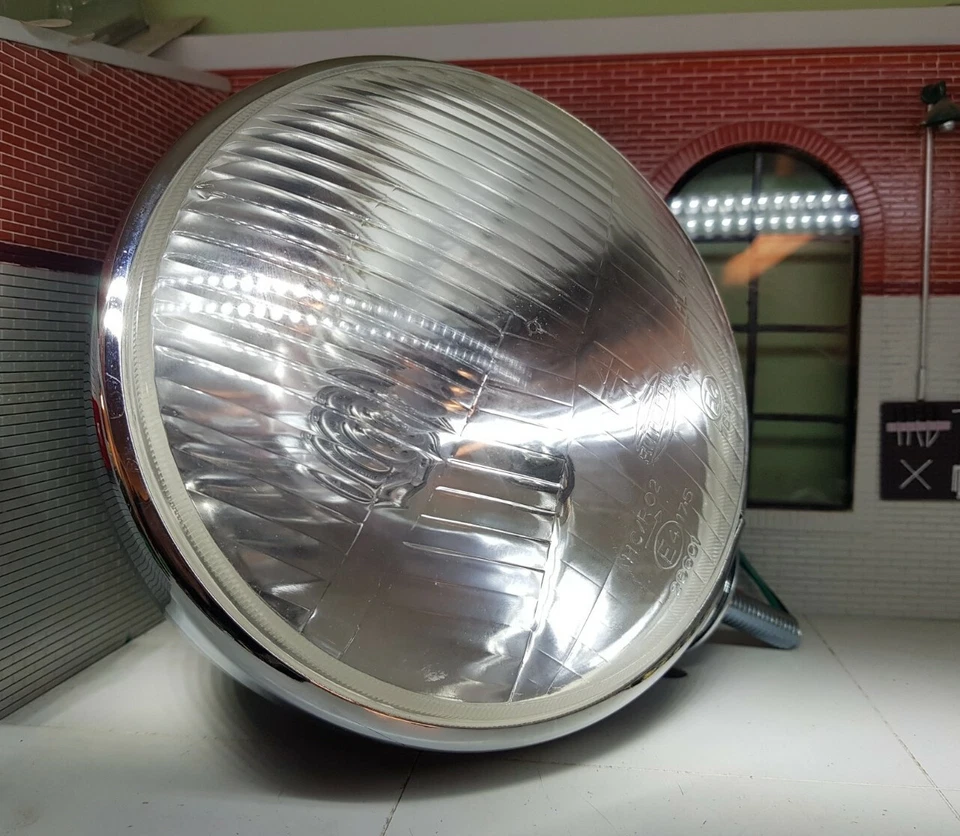 Lotus Seven Caterham Kit Oldtimer komplett 7" Scheinwerfer HeadLight schwarz chrom - Bild 4 von 4