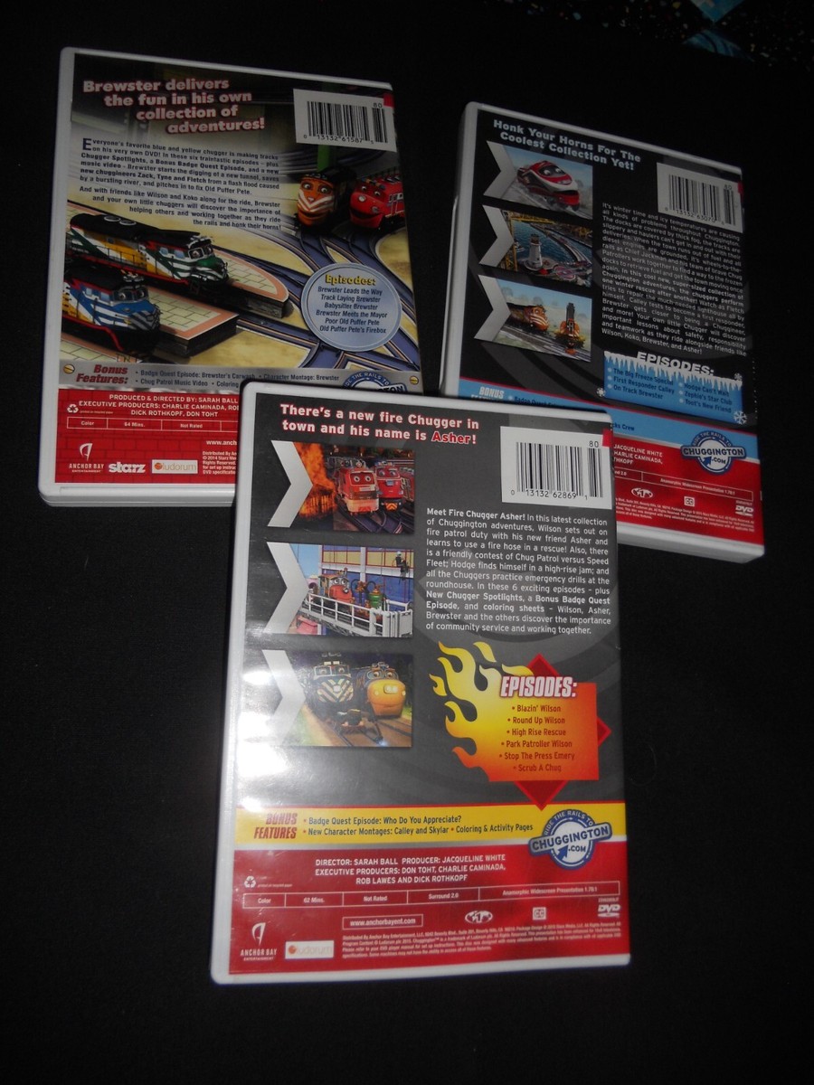 3-Chuggington DVDs: Brewster Leads The Way-The Big Freeze