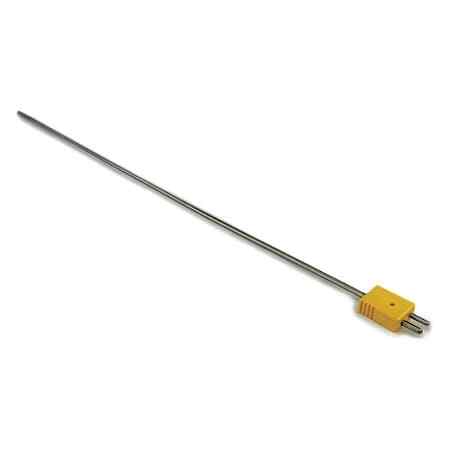Dayton 36Gl08 Thermocouple Probe,Type K,24In L,19 Awg
