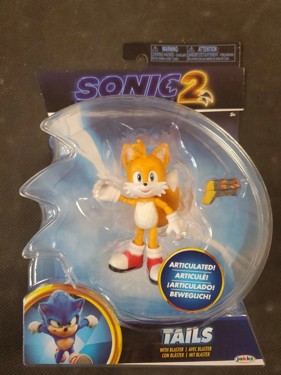  Sonic the Hedgehog 2 The Movie 4 Articulated Action Figure  Collection (Tails) : Toys & Games