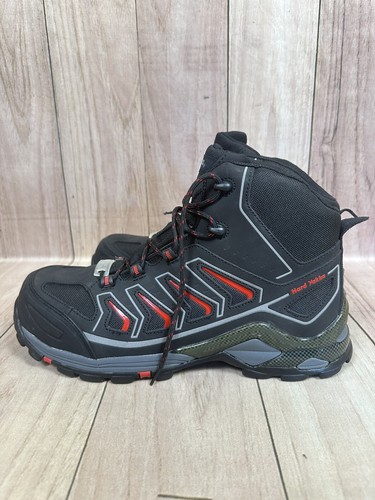 Hard Yakka Black Red Hi Blizzard Boots Size 14 US Composite Safety Toe **READ** - Picture 9 of 13