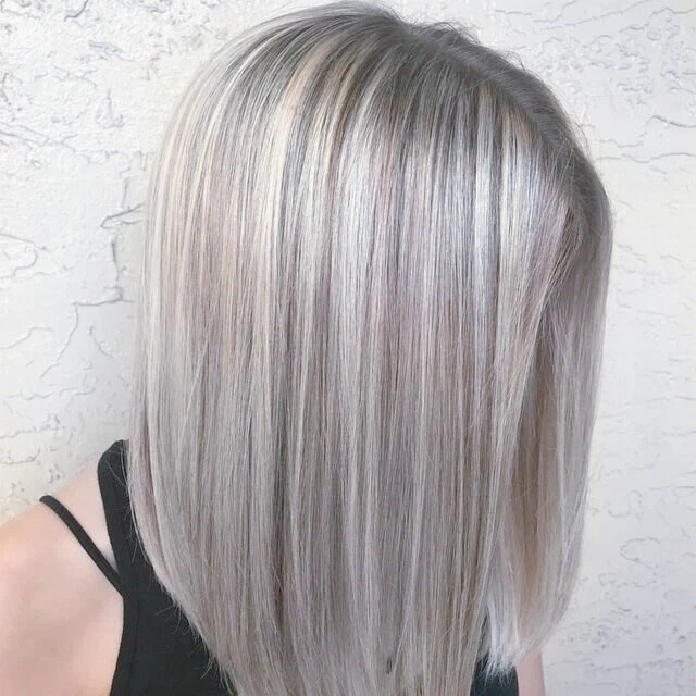 Парик Ash Blonde Lace Front длинный с подсветкой прямой парик Bob термобезопасный L деталь кружевной - Изображение 3 из 4