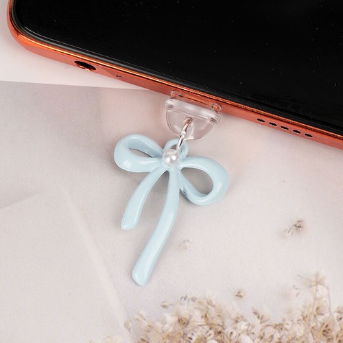 Phone Dust Plug Pendant For Type-c Port Fashion Bowknot Charging Port Protector - Zdjęcie 11 z 18