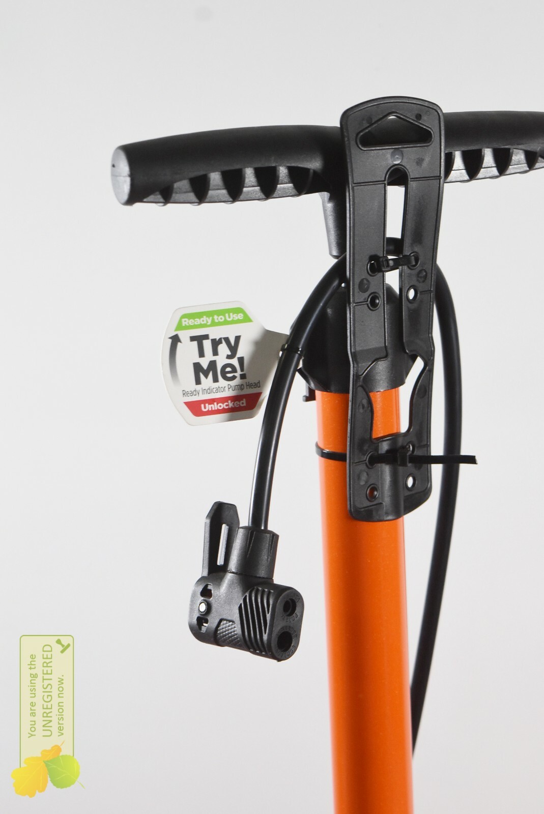 Schwinn Cyclone Tire Floor Pump Orange eBay