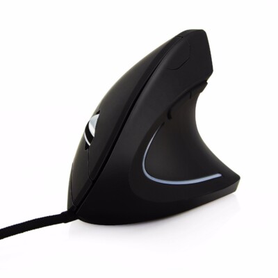 ECOiNVA Wired Vertical Mouse Laptop Computer Mouse Adjustable DPI Breath Light