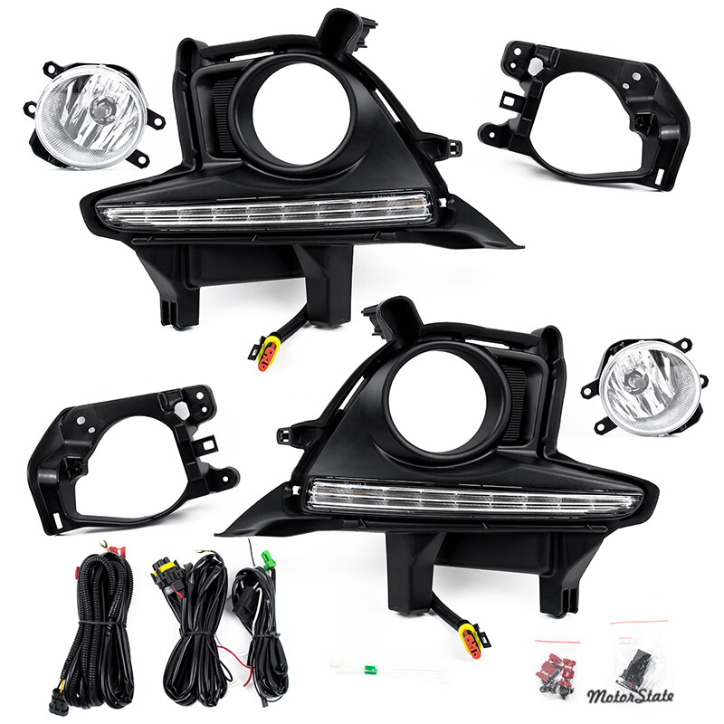RP Remarkable Power, Fit For 2013 2014 2015 2016 Highlander Fog Light With Led Light Bar Wiring Harness Switch Bumper Lamp Kit Wfl7016