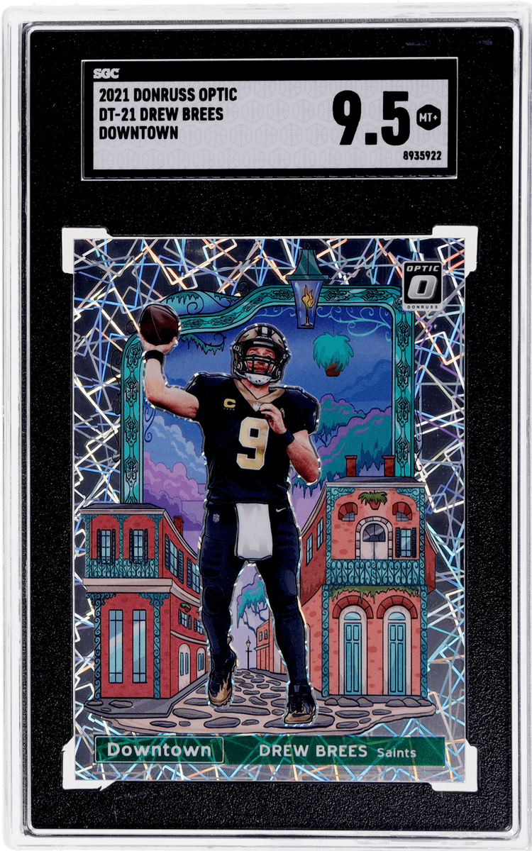 2021 Donruss Optic Drew Brees Downtown #21 SGC 9.5 | eBay