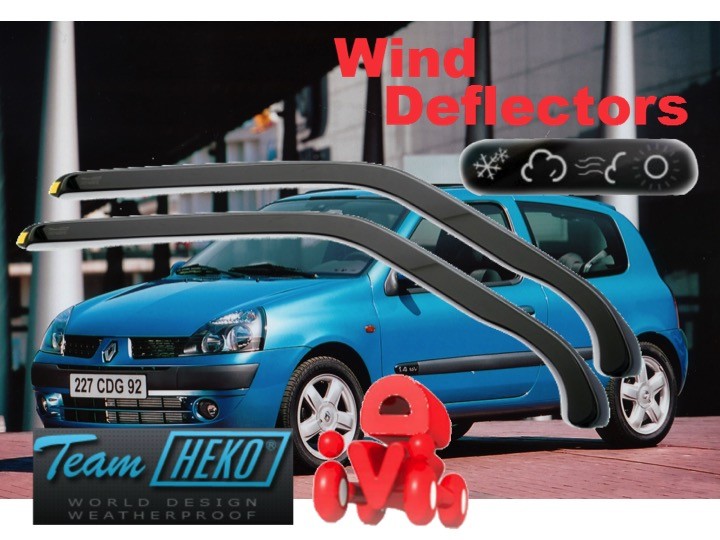 Windabweiser Master Hinten Passend Fr Renault Clio 5 Trer 2005 2012 main image 1