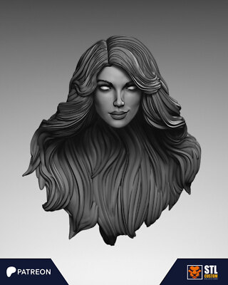 Madelyne Pryor Goblin Queen v2 custom head for Marvel Comics action figures