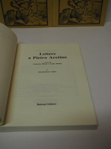 LETTERE A PIETRO ARETINO Bulzoni 3 Vols PB facsimile+index (In Italian) Like New - Picture 4 of 8