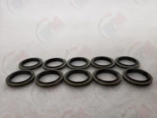 10 Pack - Metal-Rubber Seal Oil Drain Plug Washers MR41 for Acura & Honda