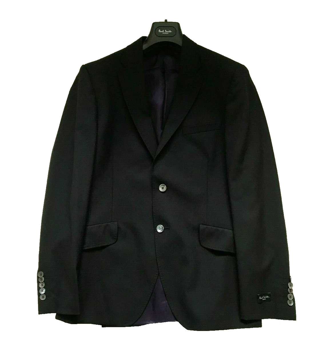Paul Smith LONDON Travel Blazer Jacket in BLACK Size 40 eBay