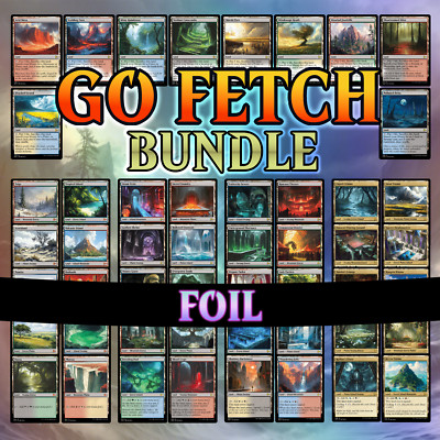 FOIL - GO FETCH! Bundle - Custom Magic: The Gathering Cards