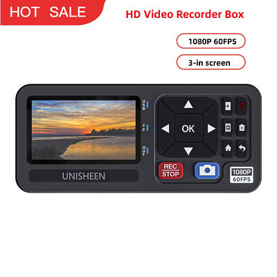 Unisheen UR500A-M 1080P 60FPS Mini HD Video Recorder Box Supports   VGA #W7