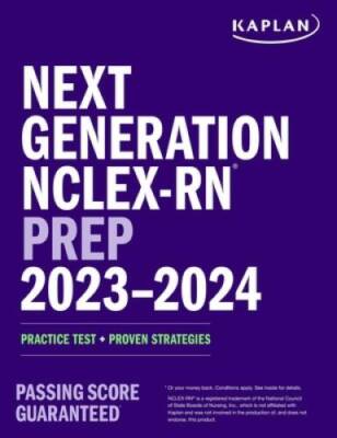 NextGen NCLEX-RN Prep 2023-2024: Expert Strategies and Realistic Practice - GOOD