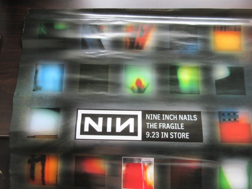 Nine Inch Nails Fragile Japan Promo Poster from Universal in 1999 Trent Reznor - Picture 2 of 8