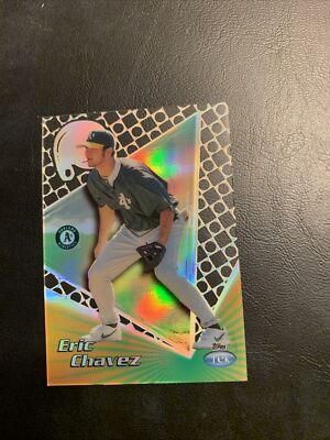 C38b 1999 Topps Tek #29b Eric Chavez Oakland A s athletics￼ ￼￼￼,￼pattern￼ 15