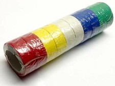 10 Pack of General Purpose PVC Electrical Tape in Assorted Colors