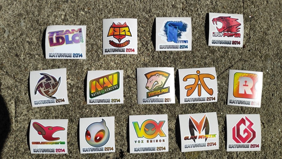 Katowice 2014 Holo No Effect CSGO CS Counter Strike CS2 Sticker Set | eBay