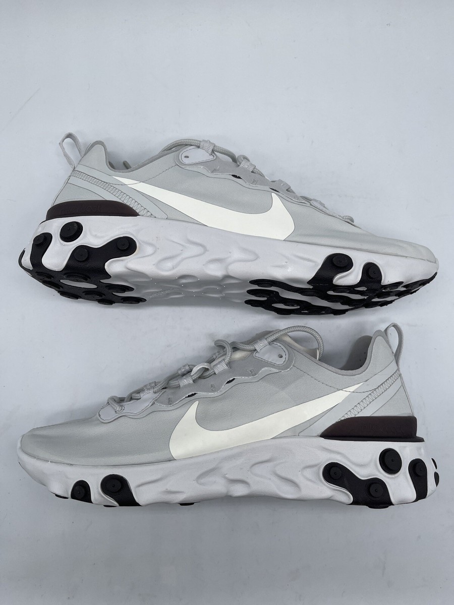 Nike React Element Pure Platinum Thunder Grey 2020 BQ6166  display picture 2