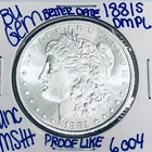 1881 S BU UNCIRCULATED MORGAN SILVER DOLLAR AUTHENTIC U.S.MINT FREESHIPPING 6004