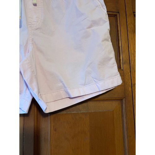 NUEVO CON ETIQUETAS J. Pantalones Cortos Crew Para Hombre 6" Entrepierna Dock Frente Plano Cintura Elástica Rosa Talla M - Imagen 4 de 10