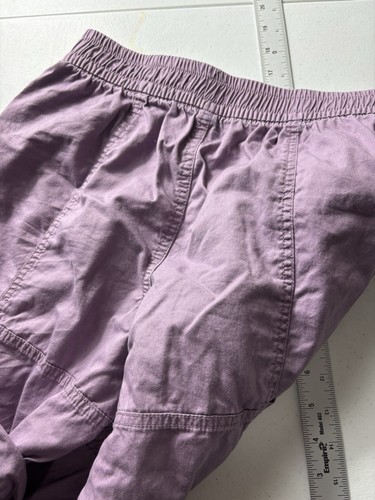 Gap Kids Seamed Pull-On Parachute Cargo Pants Purple Sz XL(12) - Picture 10 of 11
