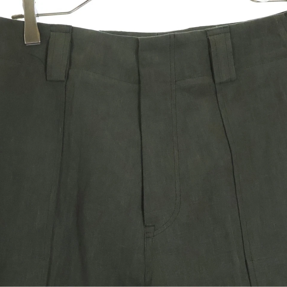 Pantalones Ermenegildo Zegna Hermenegildo Lino Prensado Central 387015 Usados e Foto 3 de 4