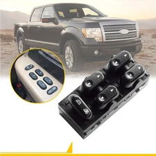 For 2004-2008 Ford F150 4-Door Master Power Window Door Switch Driver Side Black