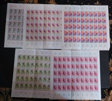 FEUILLES DE TIMBRES 1968 N 1543/1547  REF F006