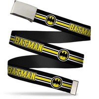 "Buckle-Down Unisex-Adult Web Belt Batman 1.25\" Wide - Fits Up To Pan (Us Import)"