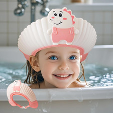 Baby Shower Cap Shield, Shower Cap for Kids, Visor Hat for Eye and Ear Protectio